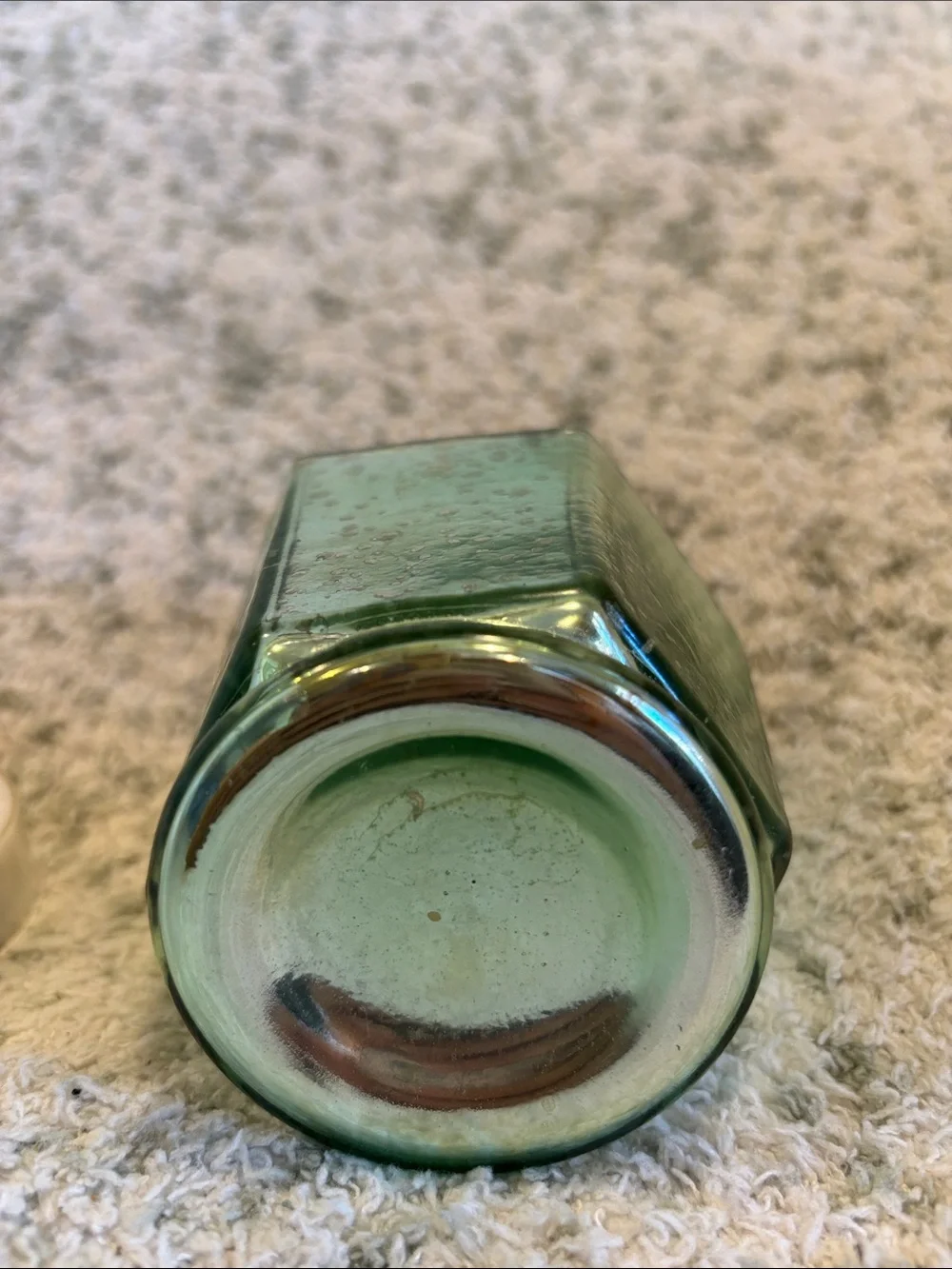 Sage Green Mercury Glass Votive Candle Holder by Koyal NWT Pier One 3x3.5”